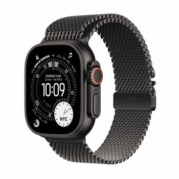 Apple Watch Ultra 3 GPS + Cellular, 49mm Titanium Case with Black Titanium Milanese Loop