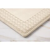 Paramount Memory Foam Plush Bath Mat in Cream, 60 x 91 cm