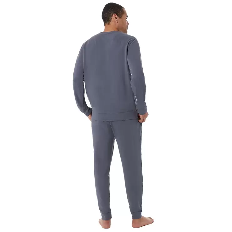 32 Degrees Men's Ultra Stretch Cotton Lounge Set in Faded Plank