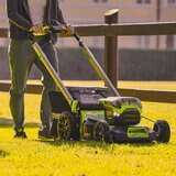 Greenworks 60V (4Ah) 51cm Self-Propelled Cordless Battery Lawnmower with 2 x 4Ah Batteries and 60V Charger
