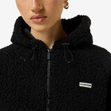 Hunter Women's Highland Hooded Fleece in Black Hunter Women's Highland Hooded Fleece in Black