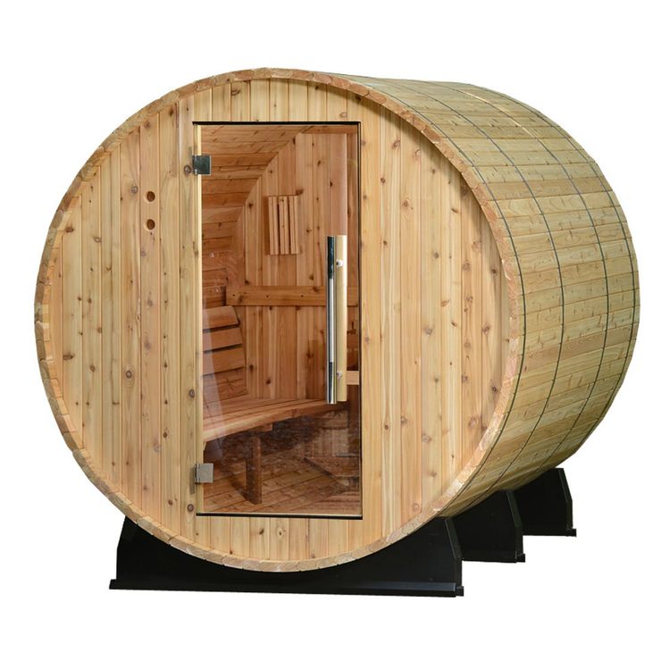 Almost Heaven Yukon 6 Person Barrel Steam Sauna Costco UK