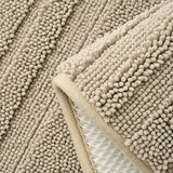 Evergrace Home Chenille Memory Foam Bath Mat in Taupe, 61 x 91 cm