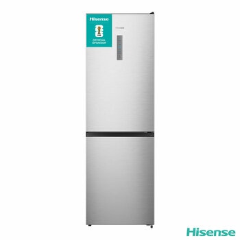 Hisense RB395N4BCE Fridge Freezer, E Rated in Stainless Steel