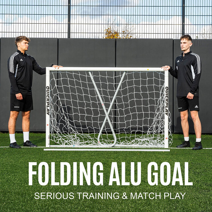 Quickplay Pro Alu Match Football Goal in 3 Sizes