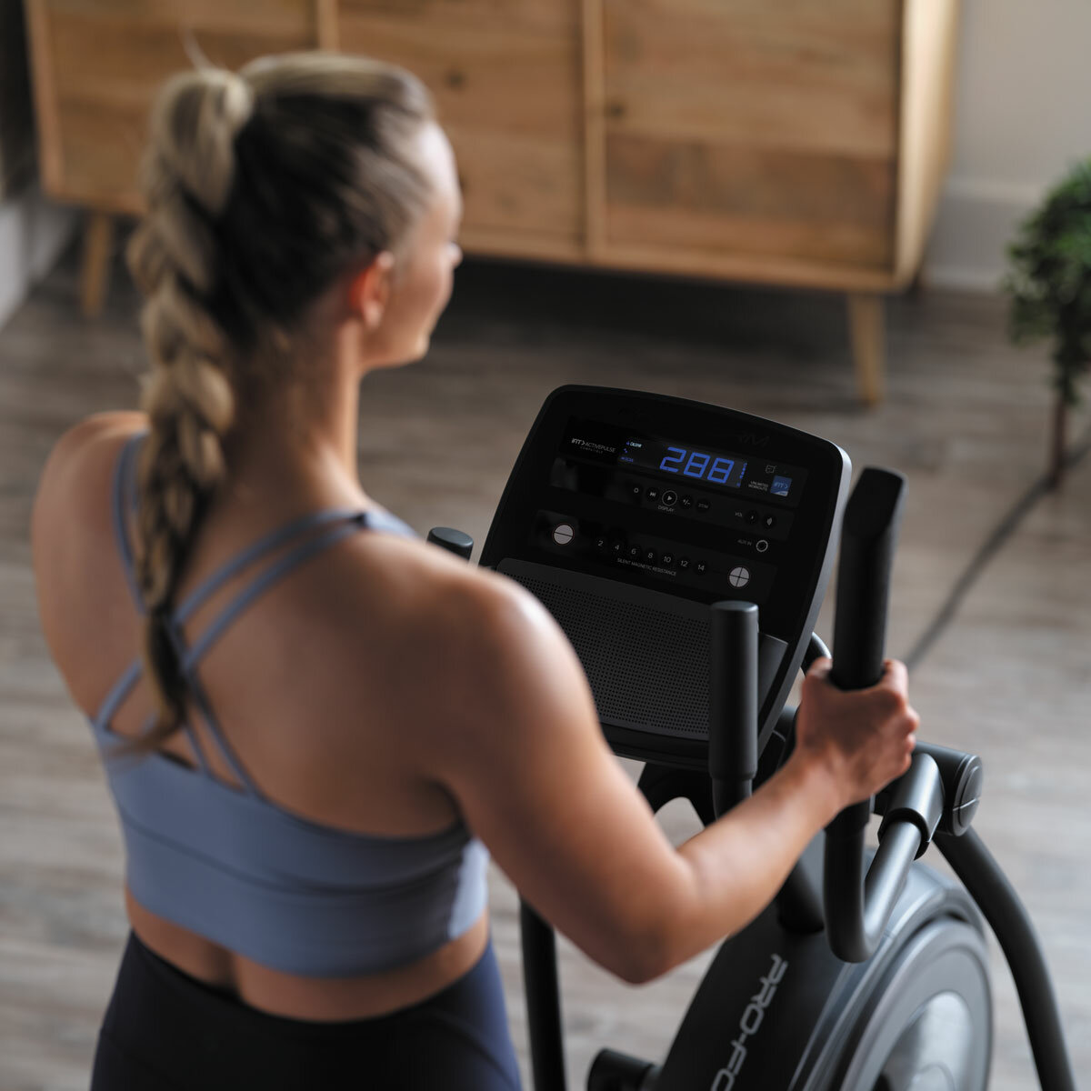 Installed ProForm Carbon EL Elliptical