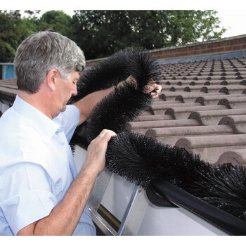 Hedgehog Gutter Brush Leaf and Debris Guard 100mm x 5 m