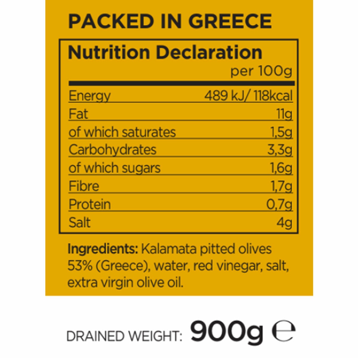 Ingredients and Nutritional Information