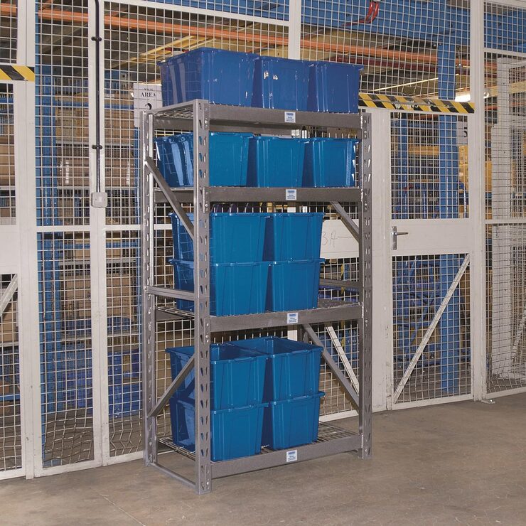 Draper 41" (104cm) Heavy Duty 4 Tier Storage Unit Costco UK