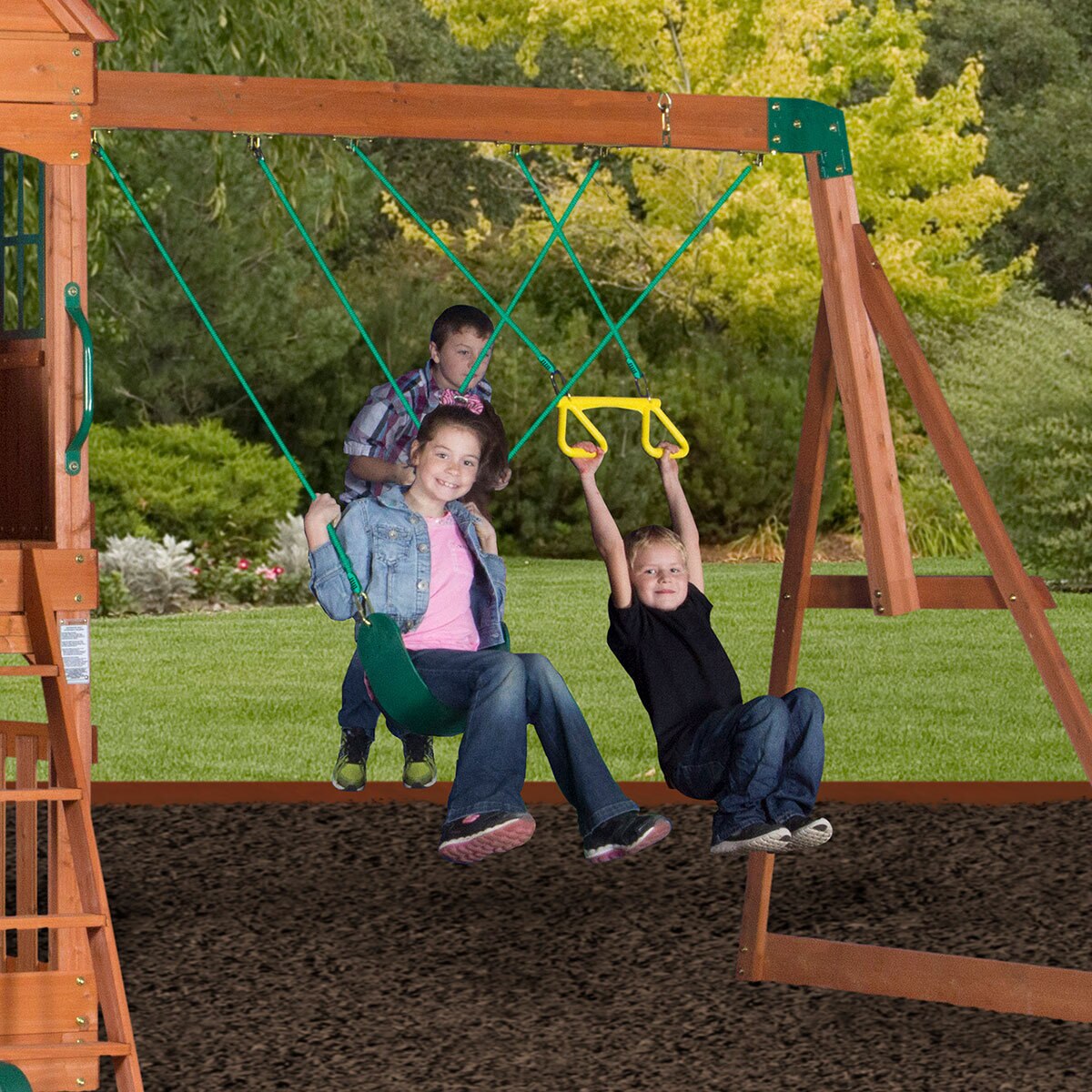 Backyard cheap kids swing