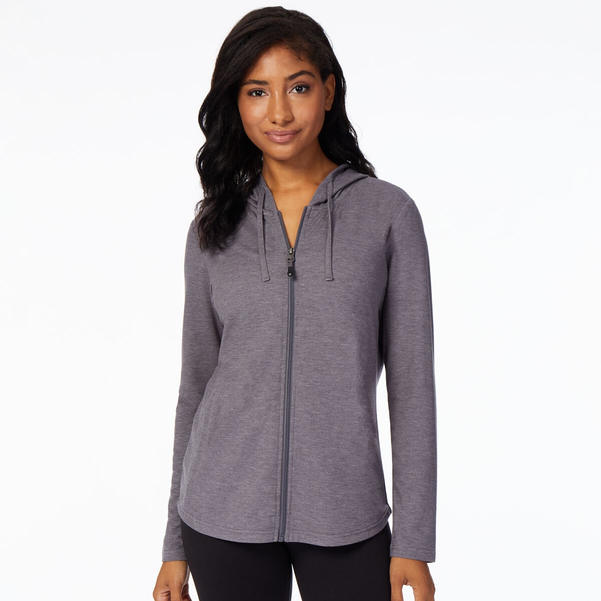 32 Degrees Women s 2 Pack Full Zip Hoody in Black Forged