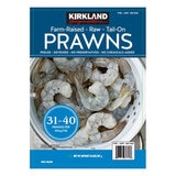Kirkland Signature Raw Tail On Prawns, 31/40,  980g