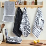 Kelly Collection Kitchen Towels 8 Pack, in 3 Colours