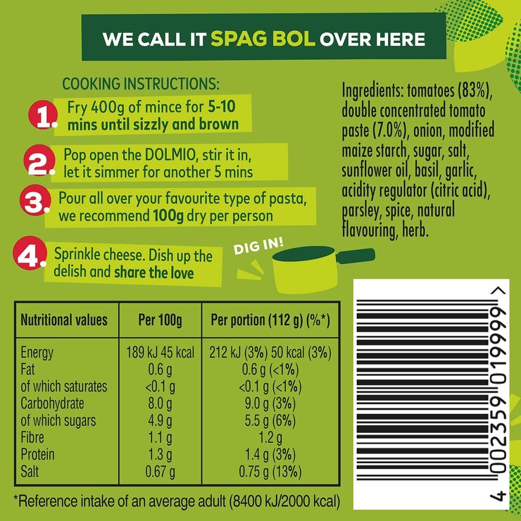 Nutritional Information