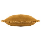 Furn Bertie Velvet Feather Fill Cushion 2 Pack in Saffron, 45 x 45 cm