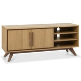Bentley Designs Kristen Light Oak Entertainment Unit for TV's up to 55"