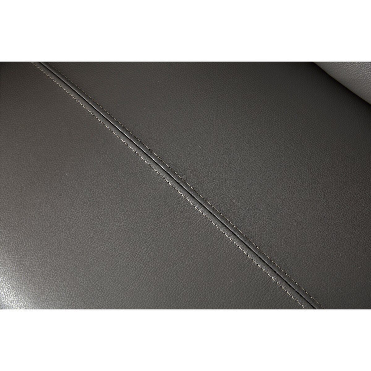 Gilman Creek Redland Dark Grey Leather Reclining Sectional Sofa with