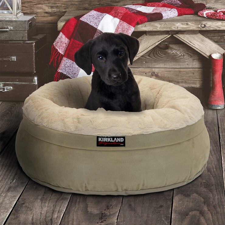 kirkland signature pillow top dog bed