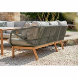 Bramblecrest Helsinki 4 Piece L-Shaped Patio Dining Set Bramblecrest Helsinki 4 Piece L-Shaped Patio Dining Set