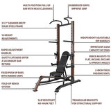 SteelBody STB-98502 Power Tower with Folding Bench