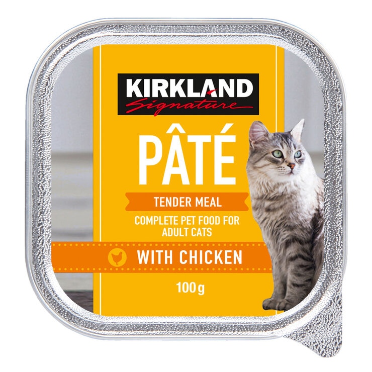 Kirkland Signature Cat Pate Tender Meal with Chicken, 100g