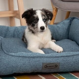 Scruffs® Manhattan Medium Box Pet Bed in Blue, 60cm x 50cm
