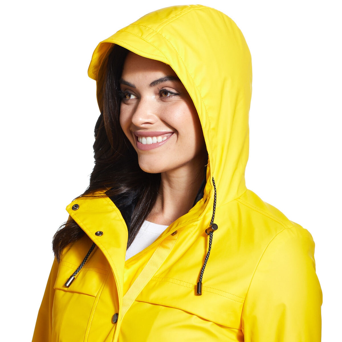 Weatherproof Women's Slicker Jacket in Yellow, Extra Large Costco UK