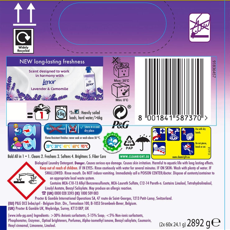Bold All in One Pods, 120 Wash Bold All in One Pods, 120 Wash