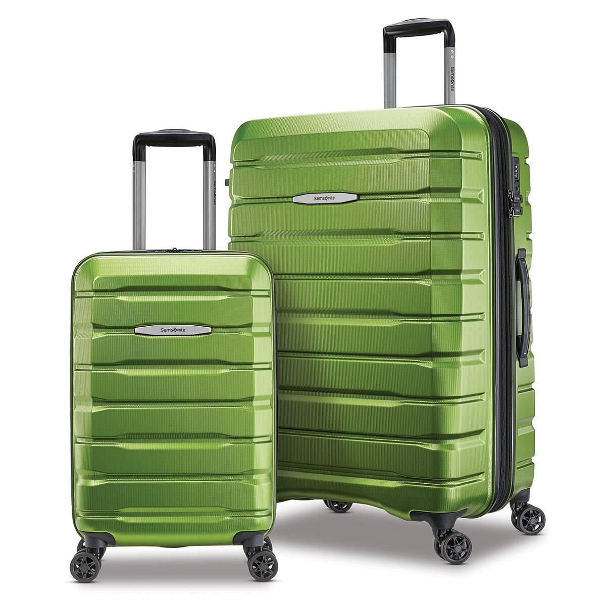 Samsonite Tech2, 2 Piece Hardside Suitcase Set, Lime Costco UK
