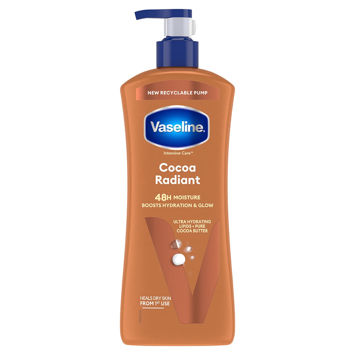 Vaseline Cocoa Radiant Lotion, 3 x 600ml