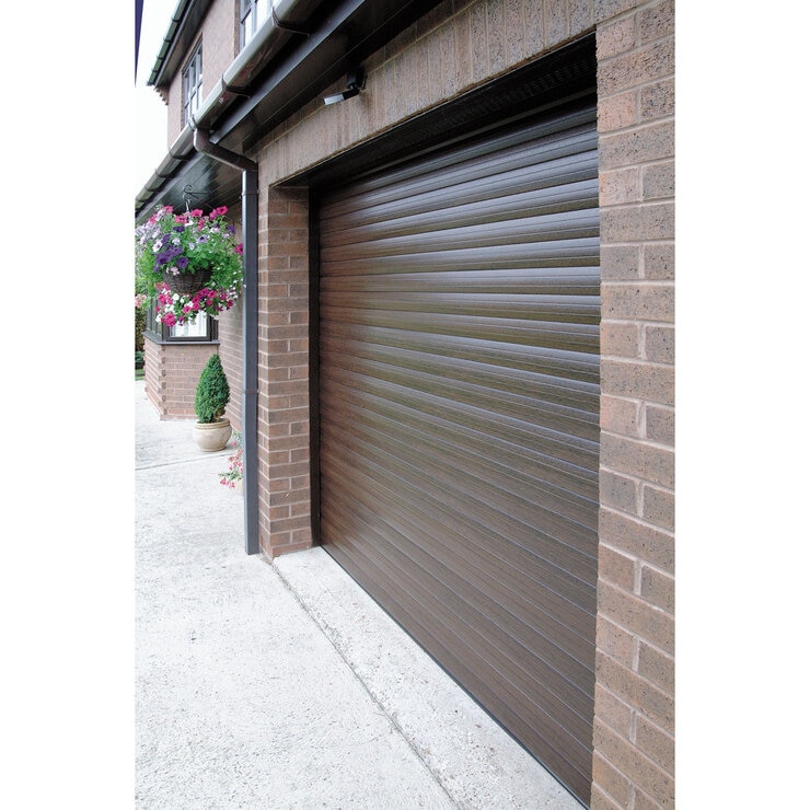 Cardale Grey Electric Roller Door 77mm up to 2.5 metres width