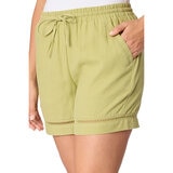 Briggs Ladies Linen Short in Green