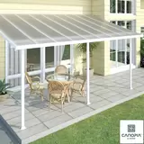 Palram Canopia Feria 3 Veranda Patio Cover in White, 3 x 5.46m