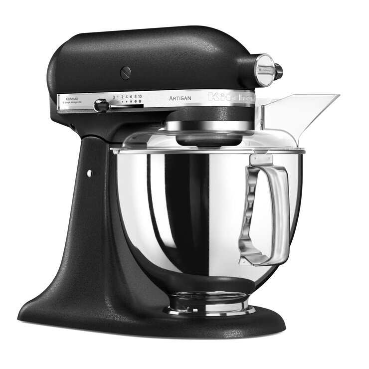 KitchenAid Artisan Stand Mixer 4.8L in Black SM175, 5KSM175PSBBK