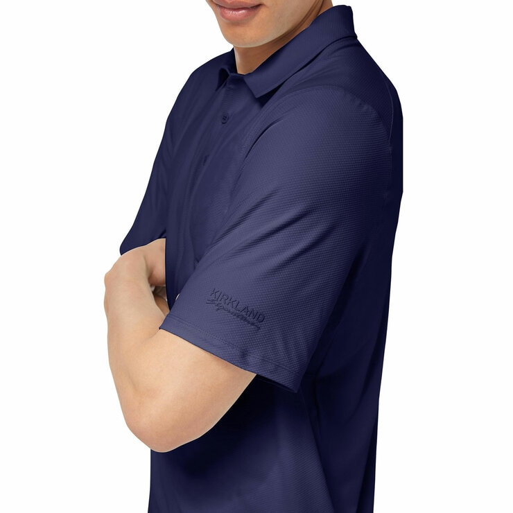 Kirkland Signature Men's Performance Polo in Navy