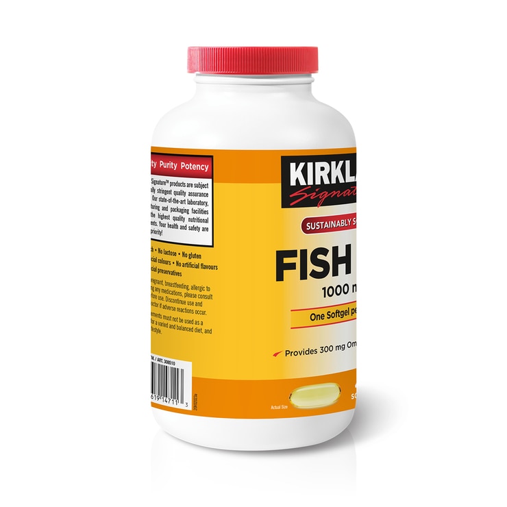 Kirkland Signature Fish Oil & Omega 3, 400ct | Costco UK