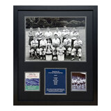 Tottenham 1961 Double Winners photo signed by 6