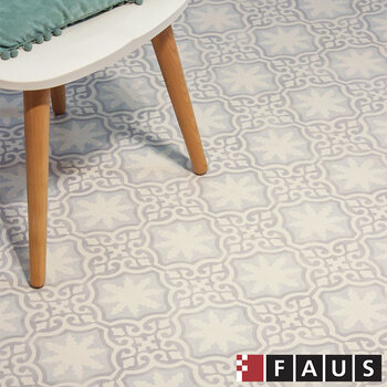 Faus Victorian Tile Effect 8mm AC6 Laminate Flooring Planks - 2.32m² Per Pack