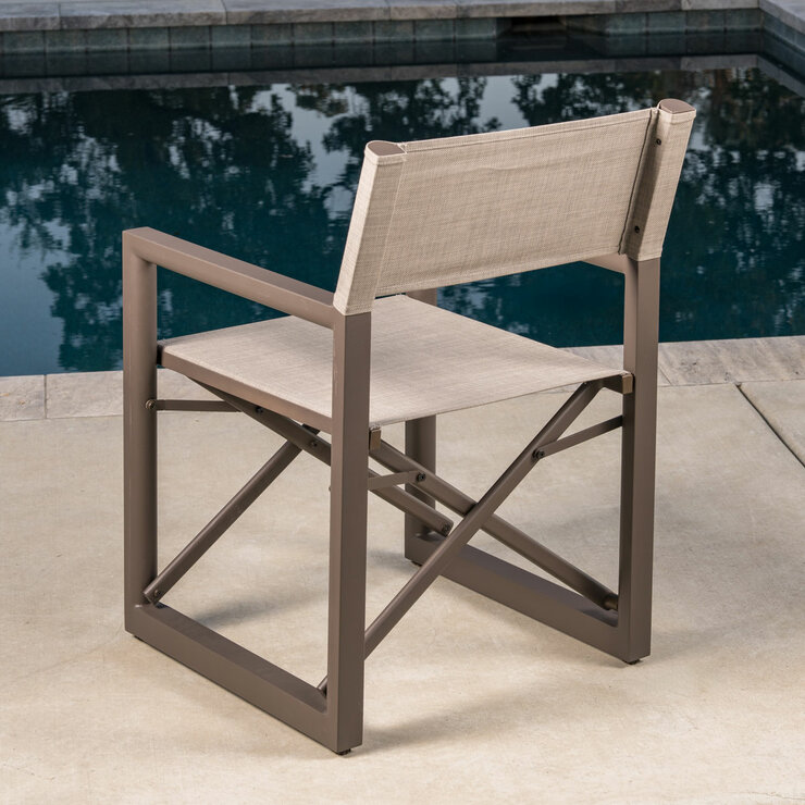 SunVilla Anchor 9 Piece Sling Dining Set + Cover