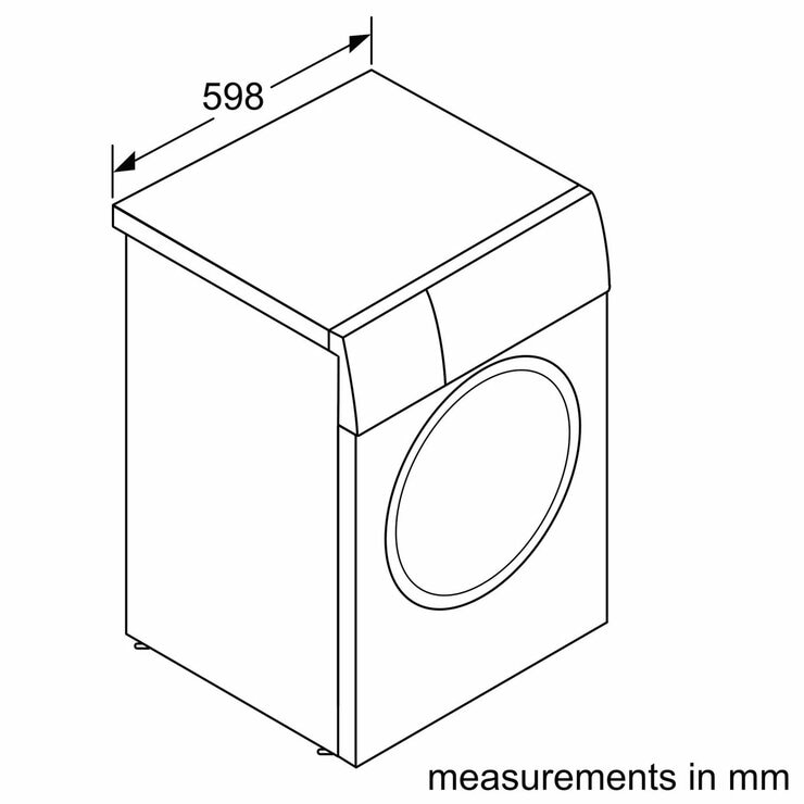 Bosch WGJ25400GB Series 6, 10kg Washing Machine, A Rated in White Bosch WGJ25400GB Series 6, 10kg Washing Machine, A Rated in White