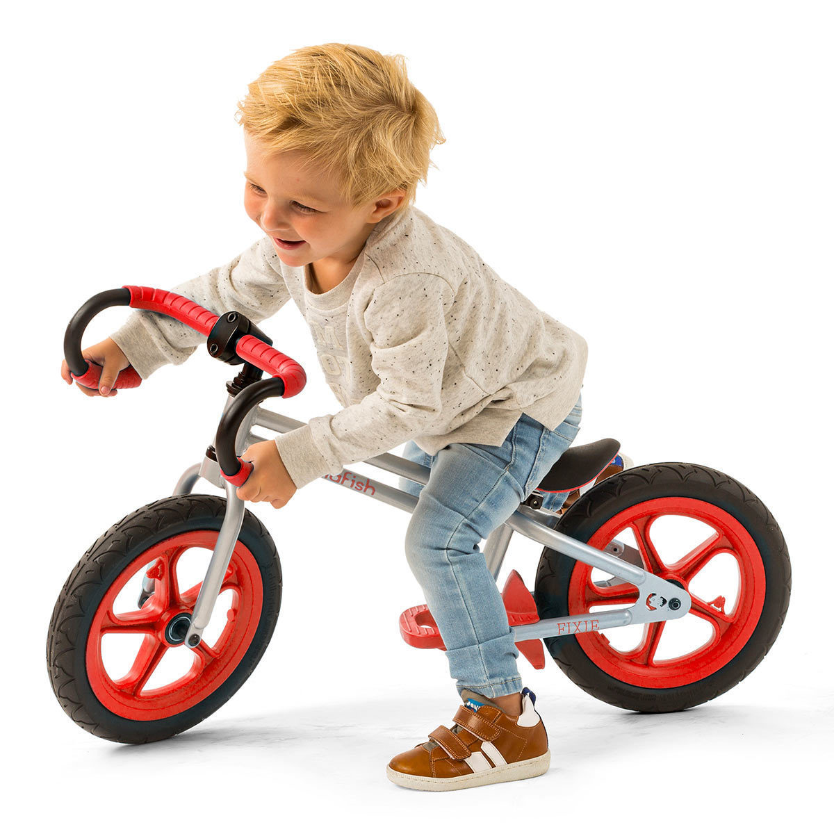 Chillafish 12" (30cm) Fixie Balance Bike in Red (2+ Years) Costco UK