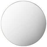 Gallery Hayle Champagne Round Mirror, 100cm