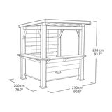 Keter Bar Gazebo 7ft 5" x 6ft 7" (2.3 x 2m)