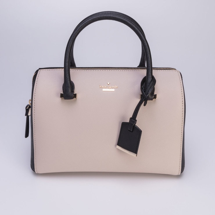 Kate Spade Cameron Street Large Lane Handbag, Tusk and Black Costco UK