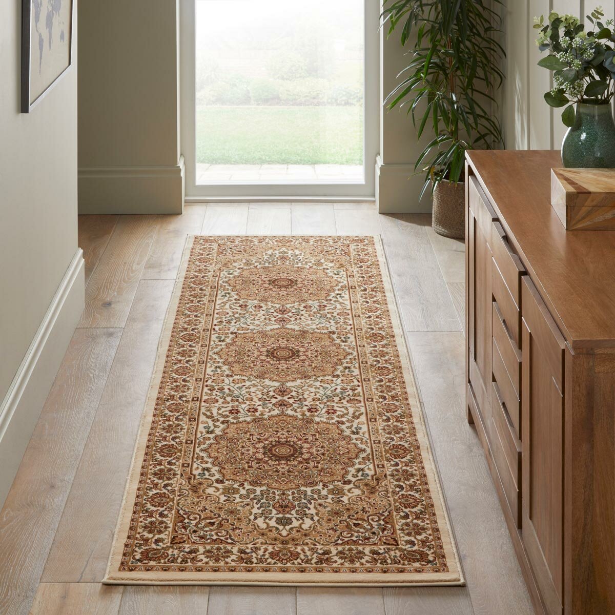 Concept Looms Grand Heritage Cream & Beige Runner, 80 x 240 cm
