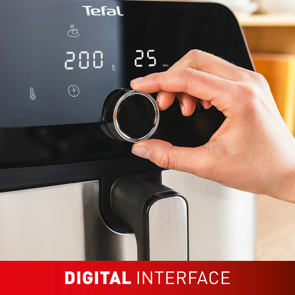 Tefal Easy Fry Mega Air Fryer 7.5L, EY855D40 Tefal Easy Fry Mega Air Fryer 7.5L, EY855D40