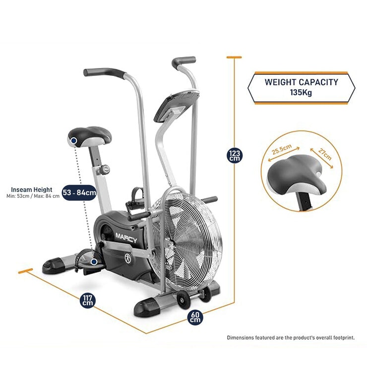 Marcy AIR-1 Deluxe Dual Action Fan Bike