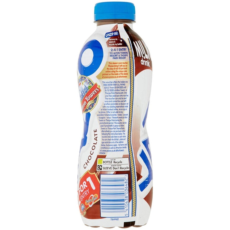 Yazoo Chocolate Milkshake, 10 x 400ml Costco UK