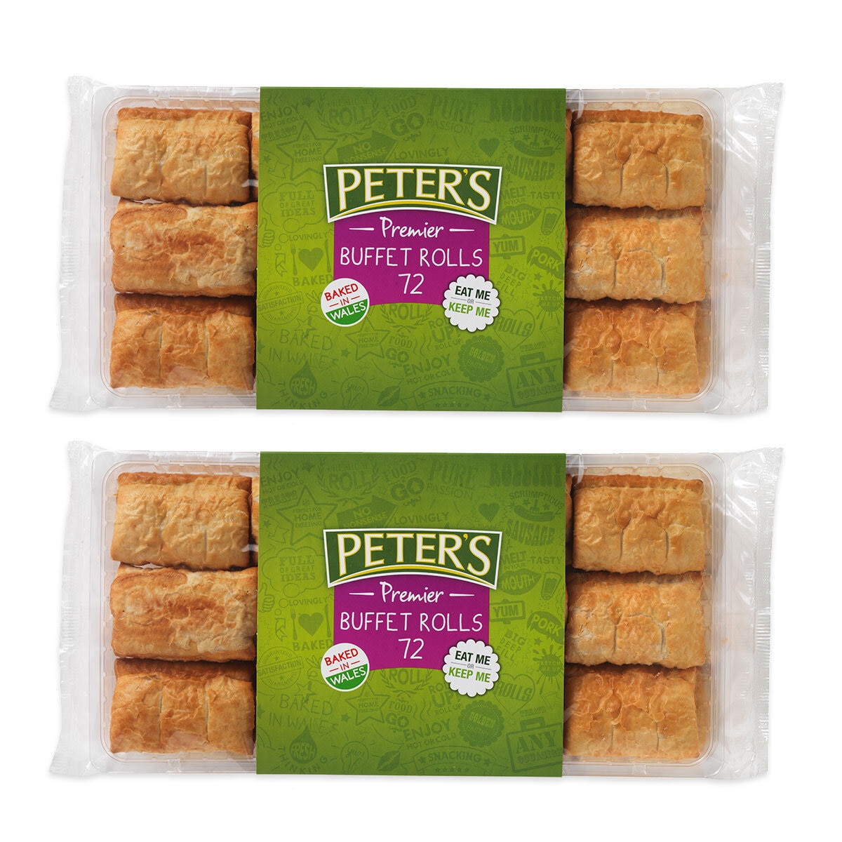 Tray of 12 Peters Sausage Rolls