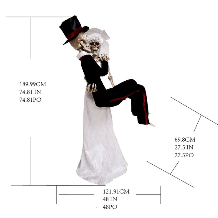 Buy Halloween Animated Newly Dead Skeletons Dimensions Image at costco.co.uk